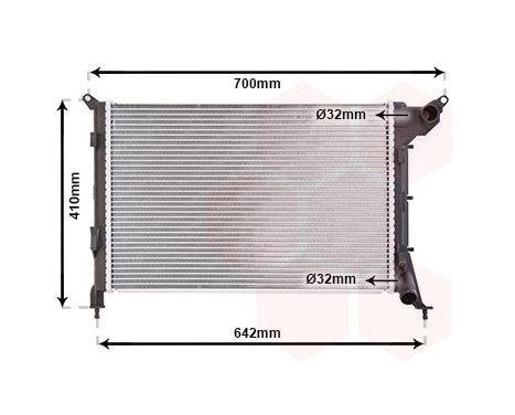 Radiator, engine cooling 06002310 International Radiators, Image 2