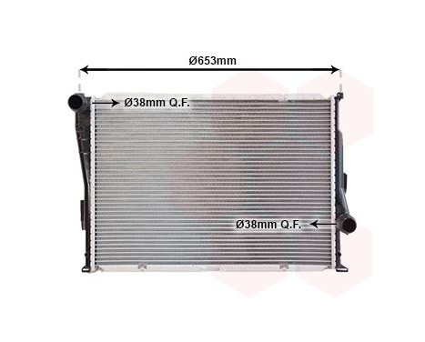 Radiator, engine cooling 06002335 International Radiators, Image 2