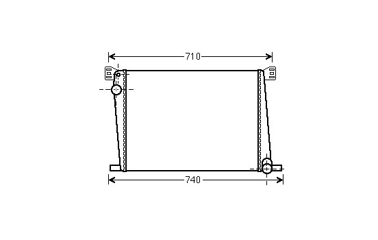 Radiator, engine cooling 06002356 International Radiators