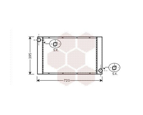 Radiator, engine cooling 06002357 International Radiators, Image 2