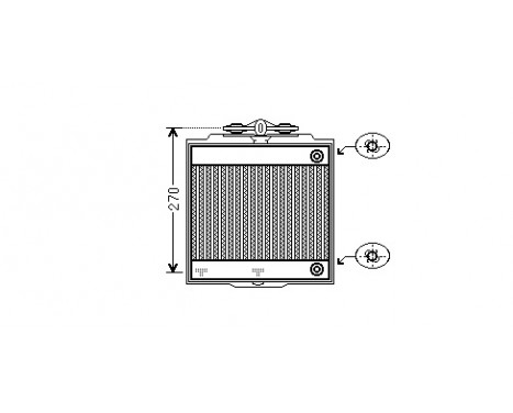 Radiator, engine cooling 06002367 International Radiators