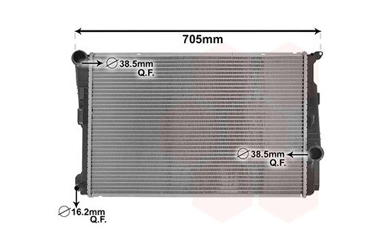 Radiator, engine cooling 06002546 International Radiators