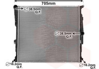 Radiator, engine cooling 06002548 International Radiators