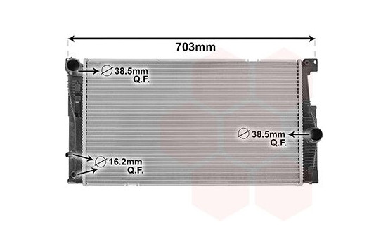 Radiator, engine cooling 06002549 International Radiators