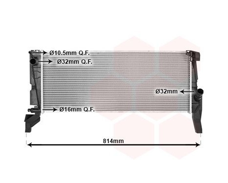 Radiator, engine cooling 06012707 International Radiators
