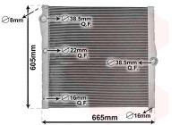 Radiator, engine cooling 06012708 International Radiators