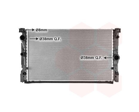Radiator, engine cooling 06012718 International Radiators