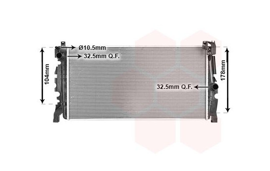 Radiator, engine cooling 06012726 International Radiators