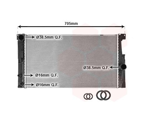 Radiator, engine cooling 06012766 International Radiators