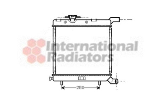Radiator, engine cooling 07002005 International Radiators, Image 2