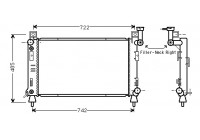 Radiator, engine cooling 07002027 International Radiators