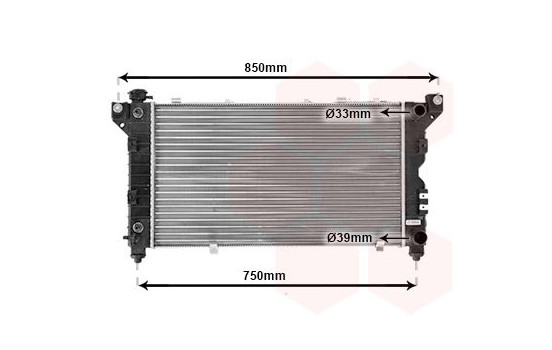 Radiator, engine cooling 07002028 International Radiators, Image 2