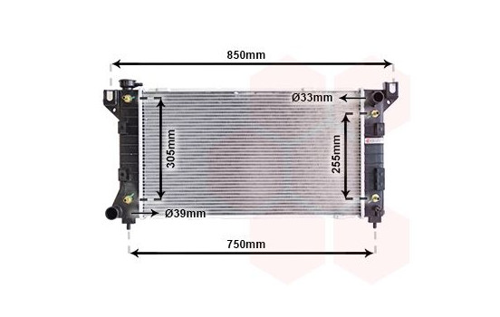 Radiator, engine cooling 07002029 International Radiators, Image 2