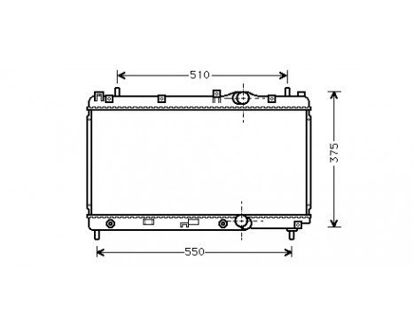 Radiator, engine cooling 07002031 International Radiators