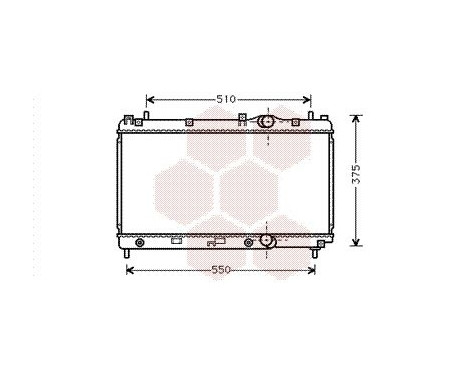 Radiator, engine cooling 07002031 International Radiators, Image 2