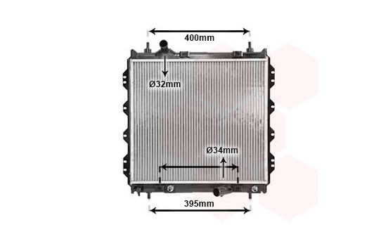 Radiator, engine cooling 07002072 International Radiators