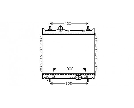 Radiator, engine cooling 07002083 International Radiators