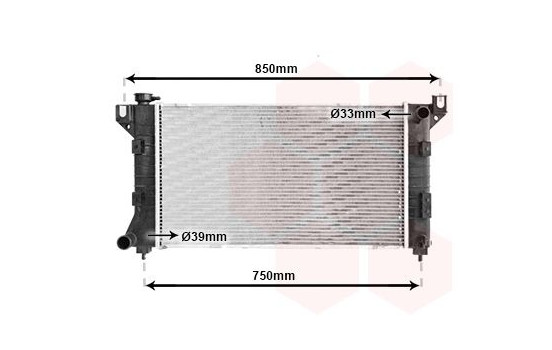 Radiator, engine cooling 07002085 International Radiators, Image 2