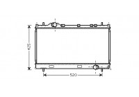 Radiator, engine cooling 07002101 International Radiators