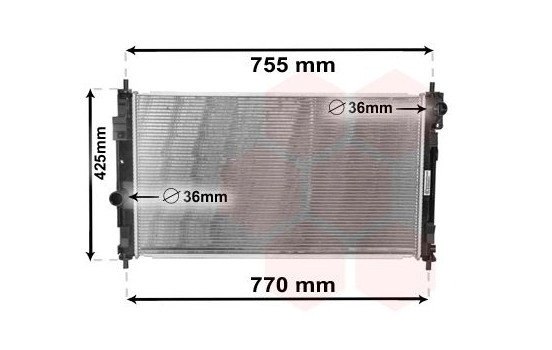 Radiator, engine cooling 07002121 International Radiators