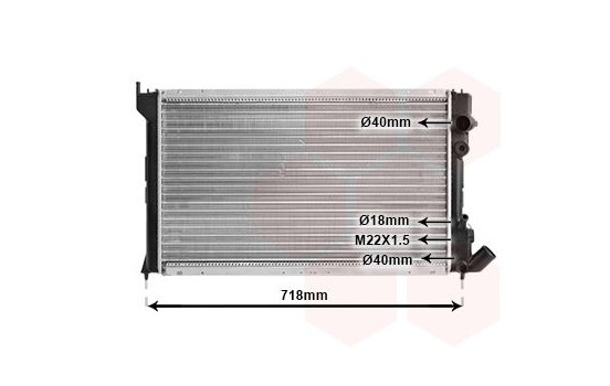 Radiator, engine cooling 09002037 International Radiators, Image 2