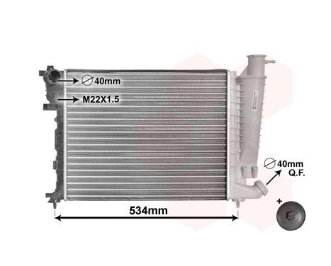 Radiator, engine cooling 09002059 International Radiators, Image 2