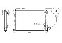 Radiator, engine cooling 09002101 International Radiators