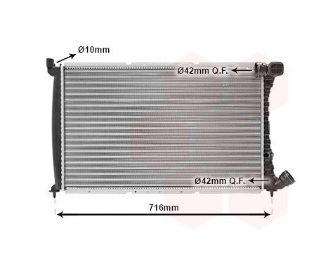 Radiator, engine cooling 09002102 International Radiators, Image 2