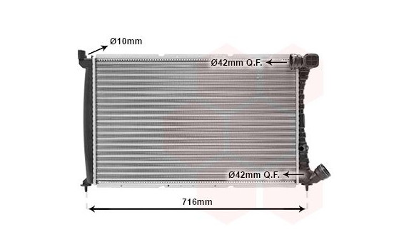 Radiator, engine cooling 09002102 International Radiators, Image 2
