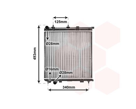 Radiator, engine cooling 09002187 International Radiators, Image 2