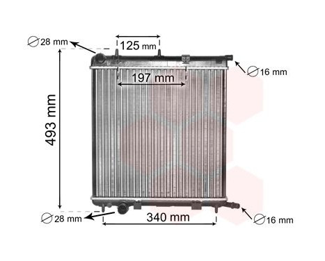 Radiator, engine cooling 09002188 International Radiators