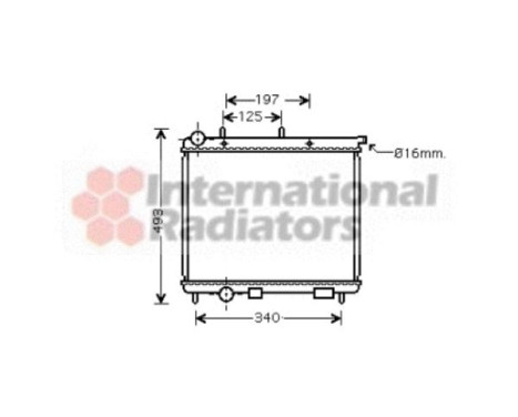 Radiator, engine cooling 09002189 International Radiators, Image 2
