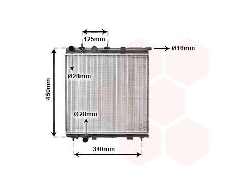 Radiator, engine cooling 09002190 International Radiators, Image 2