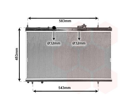 Radiator, engine cooling 09002228 International Radiators, Image 2