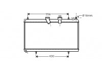 Radiator, engine cooling 09002229 International Radiators