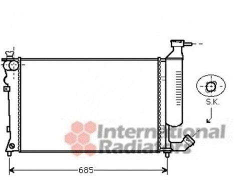 Radiator, engine cooling 09002259 International Radiators, Image 2