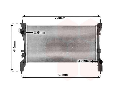 Radiator, engine cooling 09002262 International Radiators, Image 2