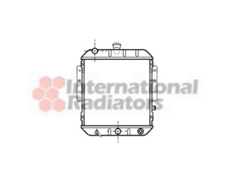Radiator, engine cooling 11002021 International Radiators, Image 2