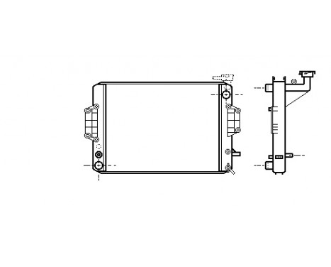 Radiator, engine cooling 11002022 International Radiators