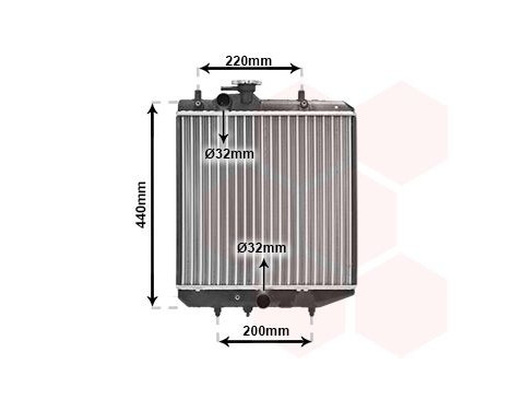Radiator, engine cooling 11002024 International Radiators, Image 2