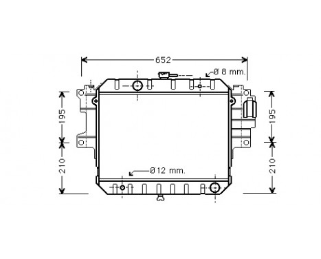 Radiator, engine cooling 11002028 International Radiators