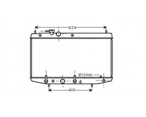 Radiator, engine cooling 11002029 International Radiators