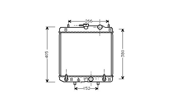 Radiator, engine cooling 11002045 International Radiators
