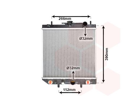 Radiator, engine cooling 11002045 International Radiators, Image 2