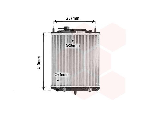 Radiator, engine cooling 11002048 International Radiators, Image 2