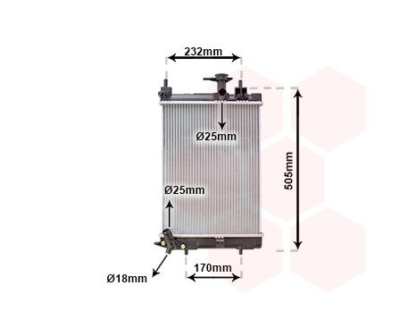 Radiator, engine cooling 11002071 International Radiators, Image 2