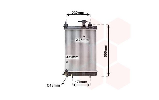 Radiator, engine cooling 11002071 International Radiators, Image 2
