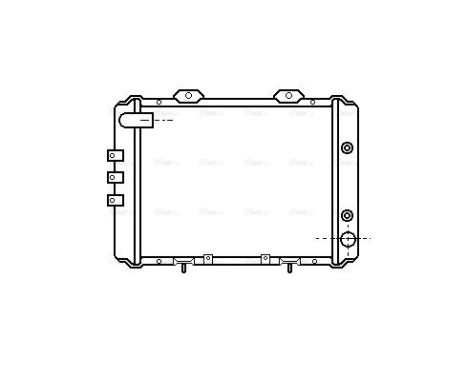 Radiator, engine cooling 13002053 International Radiators, Image 2