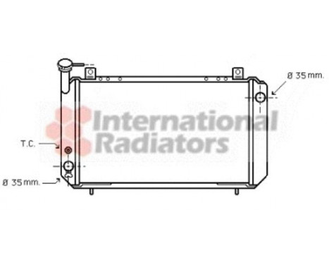 Radiator, engine cooling 13002054 International Radiators, Image 2