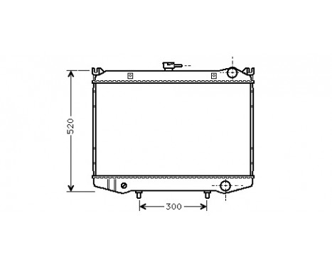 Radiator, engine cooling 13002064 International Radiators
